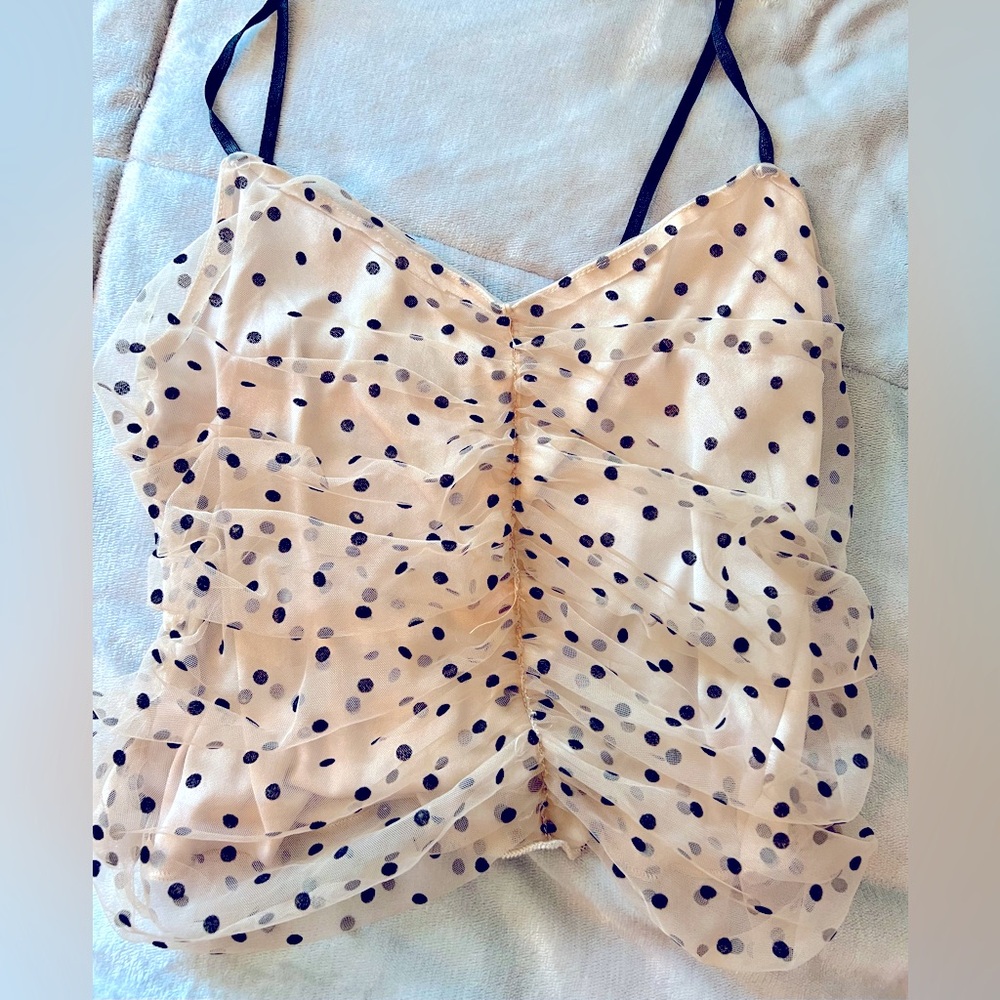 NEW polka dot top